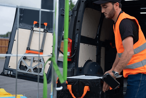 Delivery services background